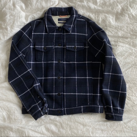 Scotch & Soda Jackets & Blazers - Scotch & Soda Trucker in Bonded Wool Jacket S